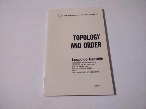 Topology and order 1965 - and, sc