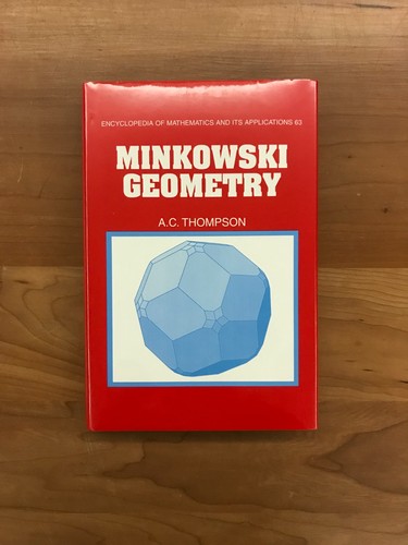 1996 minkowski geometry - geometry, by