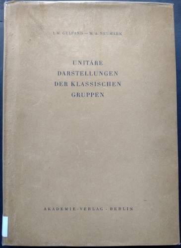 Unitäre darstellungen der - darstellungen,